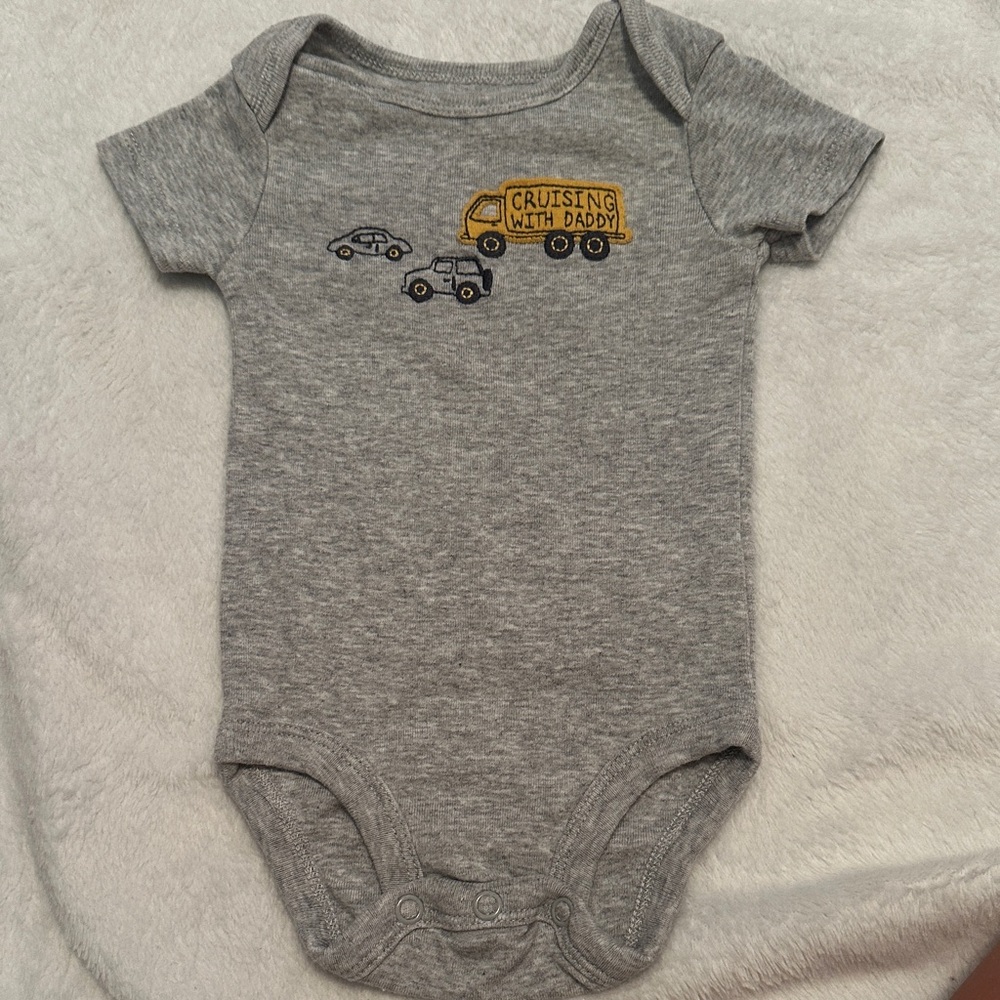 Carter's Gray Baby Onesie